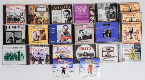 26 CD's - Muziek v.d. ROARING 20's tot WOII en de musicals, Cd's en Dvd's, Cd's | Filmmuziek en Soundtracks, Gebruikt, Ophalen of Verzenden