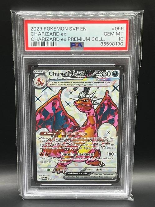 Pokémon : Charizard ex - Black Star Promo 056 - PSA 10, Hobby & Loisirs créatifs, Jeux de cartes à collectionner | Pokémon, Neuf