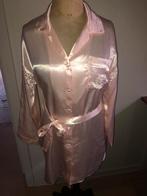 Satijnen zalmroze slaapkleed, Kleding | Dames, Pyjama's, Ophalen of Verzenden