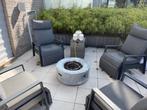 tuinmeubelen + gashaard, Tuin en Terras, Ophalen, 4 zitplaatsen, Zo goed als nieuw, Stoel