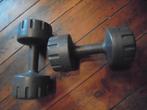 2 fitness gewichten/halters van 5kg Body Scuplture, Ophalen, Gebruikt, Armen, Halterset
