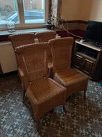 4 chaises en osier, Enlèvement, Utilisé, Quatre