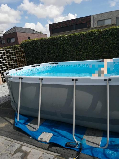 Zwembad, Tuin en Terras, Zwembad-toebehoren, Zo goed als nieuw, Ladder, Ophalen