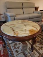 Antieke salontafel met marmeren blad, Ophalen