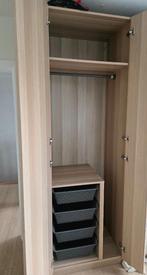 Ikea PAX kast 75x60x235 eikeneffect - 2 jaar oud, Huis en Inrichting, Kasten | Kleerkasten, Ophalen, Eikenhout, 50 tot 100 cm