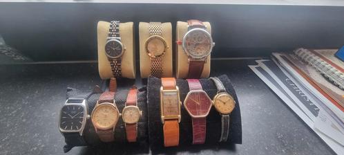 lot horloges, Handtassen en Accessoires, Horloges | Antiek, Polshorloge, Overige merken, Staal, Onbekend, Met bandje, Ophalen of Verzenden