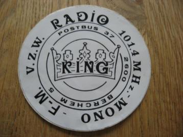 Radio King Berchem Oude Sticker