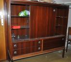 Vintage vitrinekast, Huis en Inrichting, Kasten | Vitrinekasten, Ophalen, Gebruikt, Vintage
