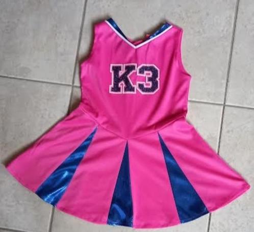 Verkleedjurk K3 Cheerleader 3-5j, Enfants & Bébés, Costumes de carnaval & Déguisements, Comme neuf, Enlèvement ou Envoi