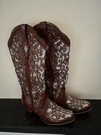 Cowboy laarzen met strass, Bruin, Overige typen, Nieuw, Ophalen