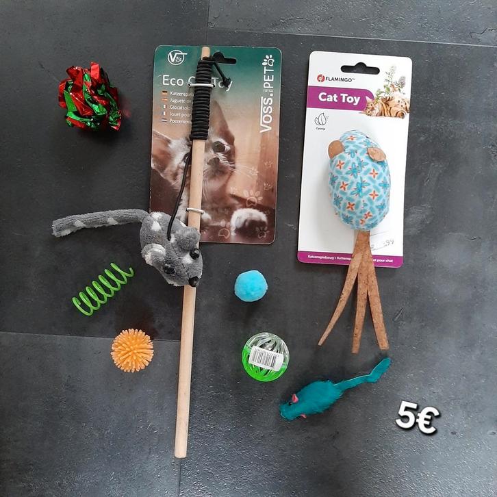 Kattenspeelgoed set nr 6, Dieren en Toebehoren, Kattenspeelgoed, Nieuw, Ophalen of Verzenden