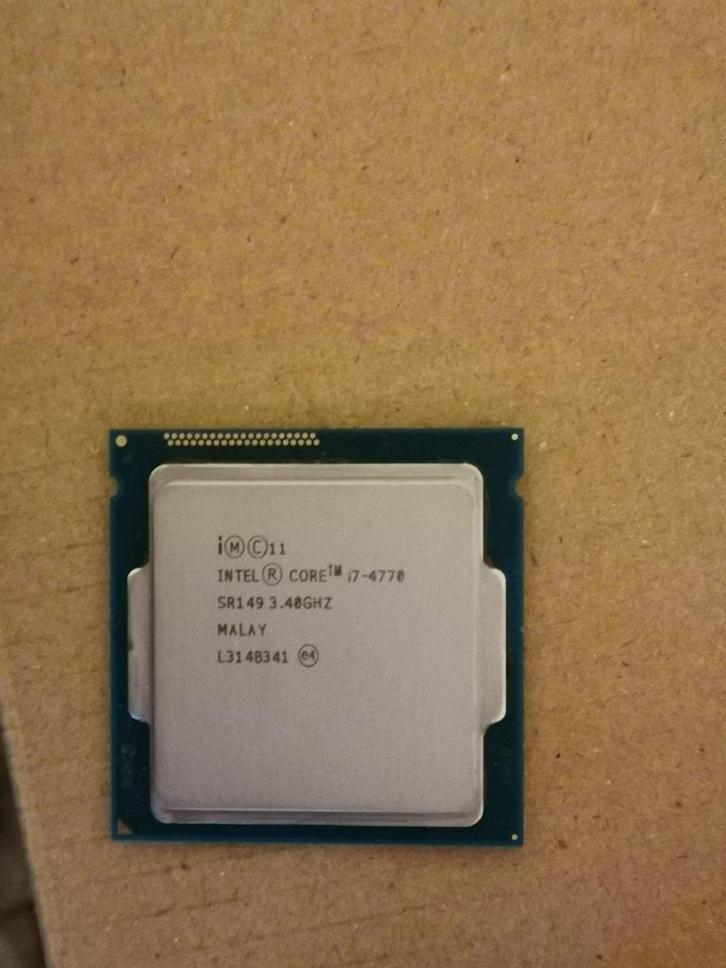 Intelcore i7 4770, Computers en Software, Processors, Gebruikt, 4-core, 3 tot 4 Ghz, Ophalen