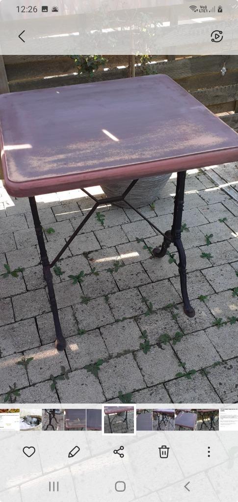 TABLES BISTRO, Tuin en Terras, Tuintafels, Gebruikt, Vierkant, Hout, Ophalen