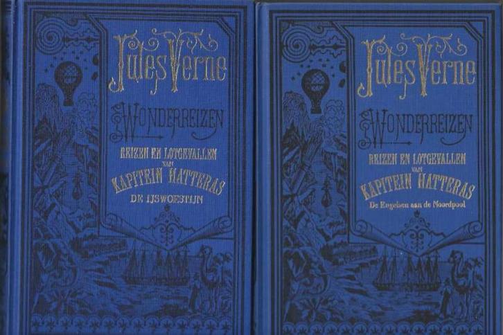 Boek Jules Verne - Kapitein Hatteras deel 1 & 2, Boeken, Avontuur en Actie, Nieuw, Ophalen of Verzenden