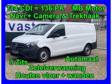 Mercedes-Benz Vito 114 / 20.580 € + BTW / Navi / Automaat / beschikbaar voor biedingen