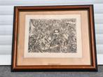Gravure signe James ensor, Antiek en Kunst, Kunst | Etsen en Gravures, Ophalen of Verzenden