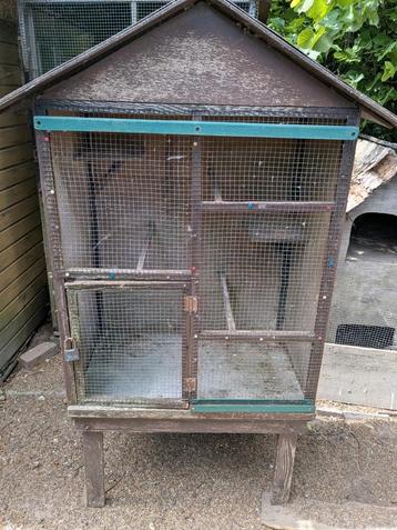Vogelkooi, Dieren en Toebehoren, Ophalen, Gebruikt, Hout, Vogelkooi