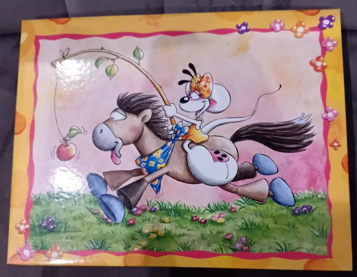 Diddl 80 vierkante blaadjes nummer 60 in schrijfwarenbox, Verzamelen, Diddl, Nieuw, Papier, Kaart of Schrift, Diddl, Ophalen of Verzenden