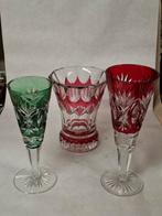 VASES EN CRISTAL VAL SAINT LAMBERT  ( LOT ), Enlèvement ou Envoi