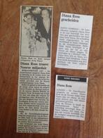 Krantenberichten huwelijk en scheiding Diana Ross, Envoi, Coupure(s)