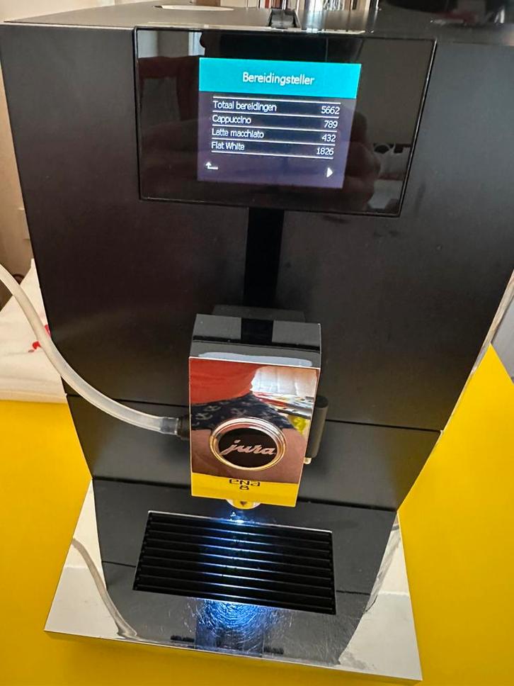 Jura ena 8 Touch Full Metropolitan Black, Electroménager, Cafetières, Comme neuf, Enlèvement