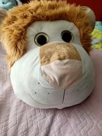 Speciale knuffel leeuw groot hoofd kleiner lichaam met glitt, Ophalen of Verzenden, Zo goed als nieuw
