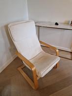Poang fauteuil, Huis en Inrichting, Minder dan 75 cm, Gebruikt, Hout, 50 tot 75 cm