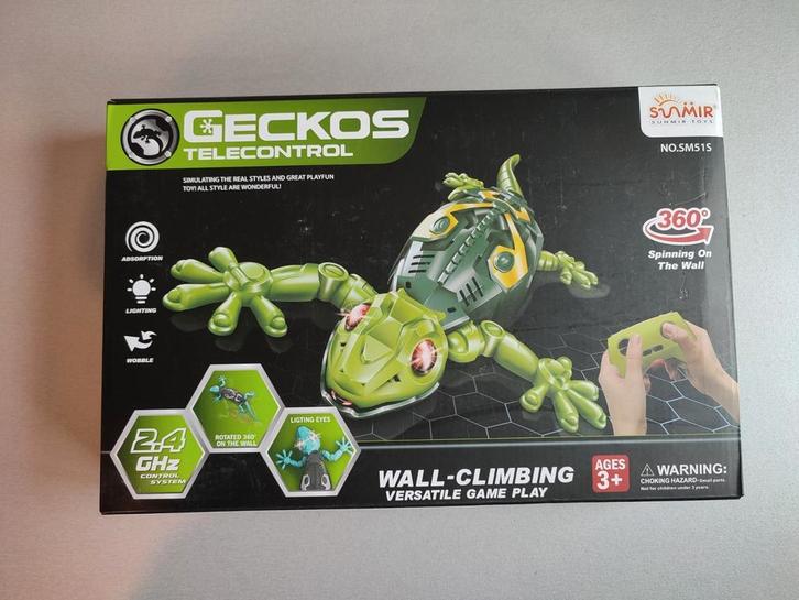 gekko wall crawler op afstandsbediening (Nieuw), Kinderen en Baby's, Speelgoed |Speelgoedvoertuigen, Nieuw, Afstandsbediening