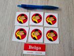 Lot mini stickers logo vrouw Belga sigaretten, Ophalen of Verzenden, Zo goed als nieuw, Merk