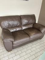 Lederen salon, Huis en Inrichting, Zetels | Zetels, Ophalen