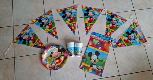 Feestpakket verjaardag versiering Mickey Mouse, Hobby en Vrije tijd, Feestartikelen, Zo goed als nieuw, Versiering, Ophalen of Verzenden