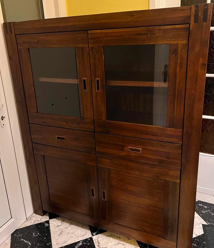 Dressoirkast+bijzettafel, Antiquités & Art, Antiquités | Meubles | Armoires, Enlèvement