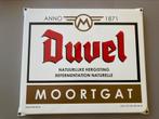 Duvel Moortgat EB emaille, Verzamelen, Ophalen of Verzenden, Reclamebord
