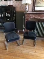 2 x Grand Gispen chaise de bureau, Noir, Enlèvement, Deux, Métal