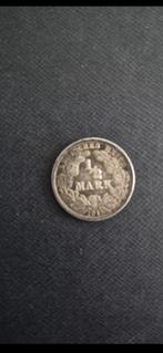 Zilveren Duitse halve Mark 1915, Postzegels en Munten, Ophalen