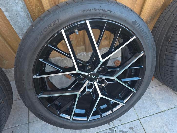 Kia Sorento 21 inch velgen met zomerbanden TPMS sensoren, Auto-onderdelen, Banden en Velgen, Band(en), Zomerbanden, 21 inch, Ophalen