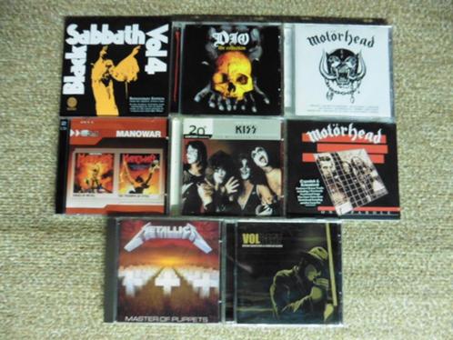 Metal/Hard Rock Collectie (Motörhead, Machine Head, Kiss,Dio, Cd's en Dvd's, Cd's | Hardrock en Metal, Zo goed als nieuw, Ophalen of Verzenden