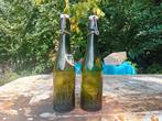 Oude vintage bierflessen Dhondt Vermeersch Gent, Ophalen of Verzenden