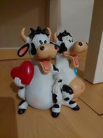 Tirelire pour vaches amoureuses, Enlèvement, Neuf, Pierre, Poterie ou Céramique, Animal