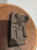 Porte-stylo en métal ancien - industriel, Enlèvement ou Envoi