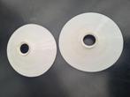 Abat-jour en verre - blanc x 3 - Vintage, Ophalen of Verzenden