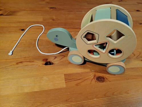 houten trekspeeltje schildpad Egmont toys, Kinderen en Baby's, Speelgoed | Houten speelgoed, Gebruikt, Duw- of Trekspeelgoed, Ophalen