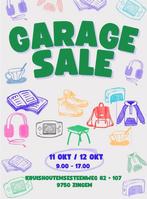 Garageverkoop zaterdag 11oktober en zondag 12 oktober, Diversen, Rommelmarktspullen, Ophalen, Gebruikt