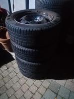 set v 4stuk, 2x continental 215/55R16+2x uniroyal 215/55R16H, Ophalen, Gebruikt