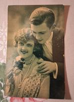 Vintage Postkaart verliefde koppel jaren 20, Ophalen of Verzenden