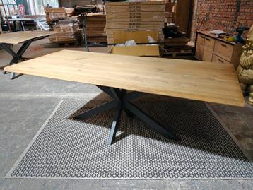Rechthoekige eetkamertafel eikenhout (PROMO) beschikbaar voor biedingen