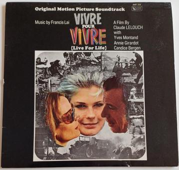 LP 33T BO Vivre pour Vivre, FRANCIS LAI, Claude Lelouch