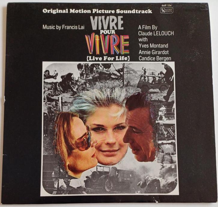 LP OST Vivre Pour Vivre, Francis Lai, Claude Lelouch, Cd's en Dvd's, Vinyl | Filmmuziek en Soundtracks, Gebruikt, 12 inch, Ophalen of Verzenden