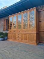 Teak buffetkast/vitrinekast GRATIS LEVERING, Huis en Inrichting, Kasten | Buffetkasten, Ophalen of Verzenden, Zo goed als nieuw