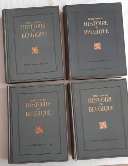 Histoire de Belgique 4 tomes, Antiek en Kunst, Antiek | Boeken en Manuscripten, Ophalen of Verzenden